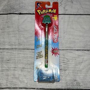 NEW 1999 Pokémon Bulbasaur Collectors Edition Gel Pen Green Ink .7 mm Point READ